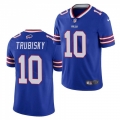 Men's Buffalo Bills #10 Mitchell Trubisky Blue Vapor Untouchable Limited Stitched Jersey