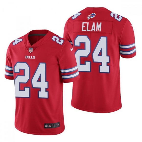 Men's Buffalo Bills #24 Kaiir Elam Red Vapor Untouchable Limited Stitched Jersey