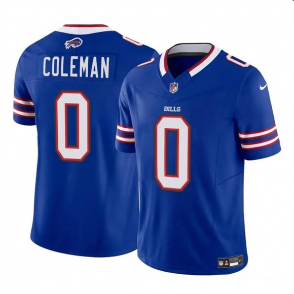 Youth Buffalo Bills #0 Keon Coleman Blue 2024 Draft F.U.S.E. Vapor Untouchable Limited Stitched Football Jersey