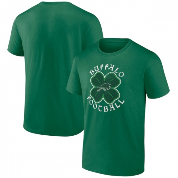 Men's Buffalo Bills Kelly Green St. Patrick's Day Celtic T-Shirt