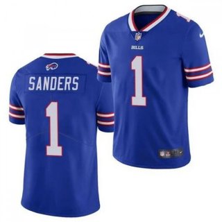 Men's Buffalo Bills #1 Emmanuel Sanders Blue Vapor Untouchable Limited Stitched Jersey