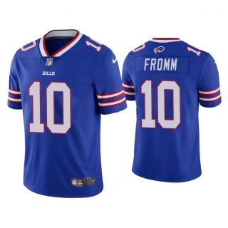 Men's Buffalo Bills #10 Jake Fromm Blue Vapor Untouchable Limited Stitched Jersey