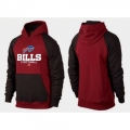 Buffalo Bills Critical Victory Pullover Hoodie Burgundy Red & Black