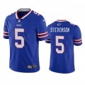 Men's Buffalo Bills #5 Marquez Stevenson Royal Vapor Untouchable Limited Stitched Jersey