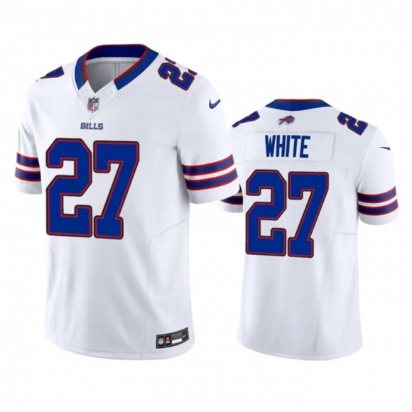 Men's Buffalo Bills #27 Tre'Davious White White 2023 F.U.S.E. Vapor Untouchable Limited Stitched Jersey