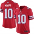 Nike Bills #10 Robert Woods Red Men's Stitched NFL Elite Rush Jersey