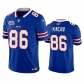 Men's Buffalo Bills #86 Dalton Kincaid Blue 2023 F.U.S.E. With Prem1ere Patch Vapor Untouchable Limited Stitched Football Jersey