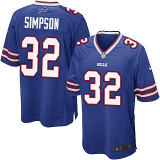 Nike Bills #32 O. J. Simpson Royal Blue Team Color Youth Stitched NFL New Elite Jersey