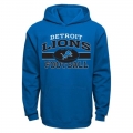 Detroit Lions Long Pass Pullover Hoodie Light Blue