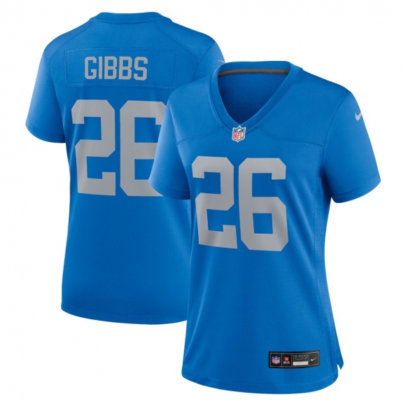 Women's Detroit Lions Jahmyr Gibbs Nike Blue Alternate Game Jersey