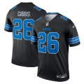 Men's Detroit Lions Jahmyr Gibbs Nike Black Legend Jersey