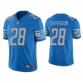 Men's Detroit Lions #28 Jermar Jefferson Blue Vapor Untouchable Limited Stitched Jersey