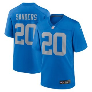 Men's Detroit Lions Barry Sanders Nike Blue Alternate Game Jersey