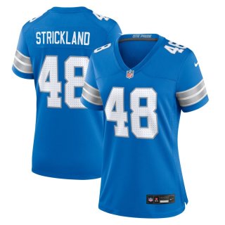 Women's Detroit Lions Loren Strickland Nike Blue Game Jersey