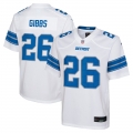 Youth Detroit Lions Jahmyr Gibbs Nike White Player Game Jersey