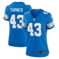 Women's Detroit Lions James Turner Nike Blue Game Jersey