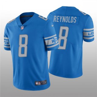 Men's Detroit Lions #8 Josh Reynolds Blue Vapor Untouchable Limited Stitched Jersey