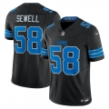 Men's Detroit Lions Penei Sewell Nike Black Vapor F.U.S.E. Alternate Limited Jersey