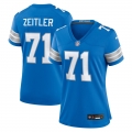 Women's Detroit Lions Kevin Zeitler Nike Blue Game Jersey