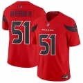 Men's Houston Texans #51 Will Anderson Jr. Red 2024 Alternate F.U.S.E Vapor Stitched jersey