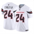 Men's Houston Texans #24 Derek Stingley Jr. White 2024 Vapor F.U.S.E. Limited Stitched Jersey