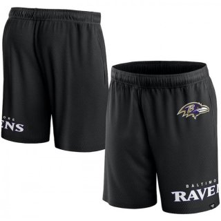 Men's Baltimore Ravens Black Shorts