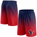 Men's Houston Texans Navy/Red Ombre Shorts