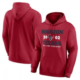 Men's Houston Texans Red Fierce Competitor Pullover Hoodie