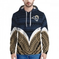 Men's Los Angeles Rams Navy Hoodie