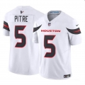 Men's Houston Texans #5 Jalen Pitre White 2024 Vapor F.U.S.E. Limited Stitched Jersey