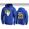 Youth Los Angeles Rams #20 Jalen Ramsey Blue Pullover Hoodie