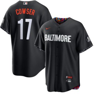 Men's Baltimore Orioles #17 Colton Cowser City Connect Jersey by NIKE