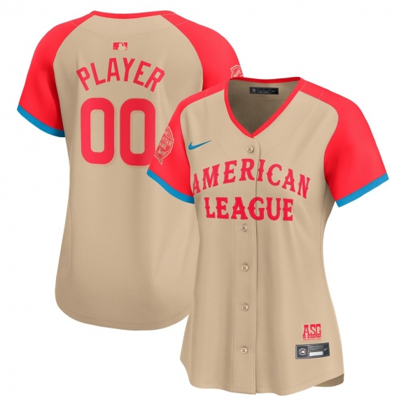 Women's American League Nike Cream 2024 MLB All-Star Game Limited Pick-A-Player Jersey