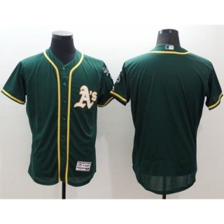 Athletics Blank Green Flexbase Authentic Collection Stitched MLB Jersey