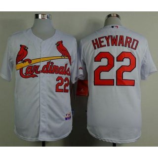 Cardinals #22 Jason Heyward White Cool Base Stitched MLB Jersey