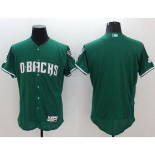 Diamondbacks Blank Green Celtic Flexbase Authentic Collection Stitched MLB Jersey