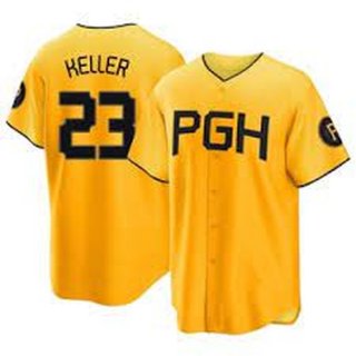 Youth Pittsburgh Pirates #23 Mitch Keller Gold City Connect Stitched Jersey