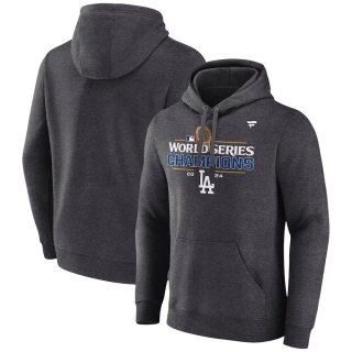 Men's Los Angeles Dodgers 2024 World Series Champions Charcoal Hoodie