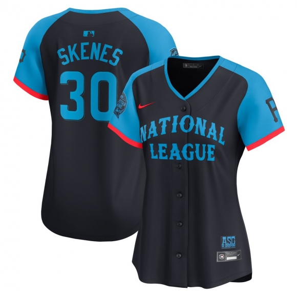 Women's National League Paul Skenes Nike Navy 2024 MLB All-Star Game Limited Player Jersey