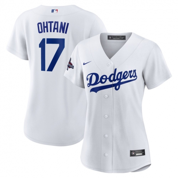 Women's Los Angeles Dodgers Shohei Ohtani Nike White 2024 World Series Champions Home Replica Player Jersey