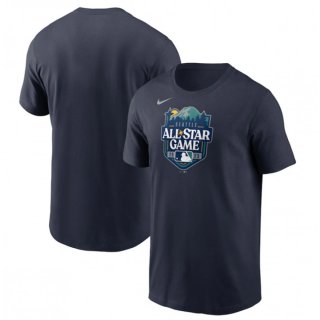 Men's All-star 2023 Navy Game Logo T-Shirt