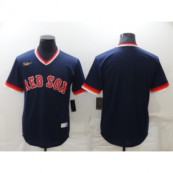 Men's Boston Red Sox Navy Stitched Baseball Jersey