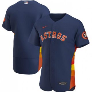 Men's Houston Astros Blank Navy Flex Base Stitched Jersey