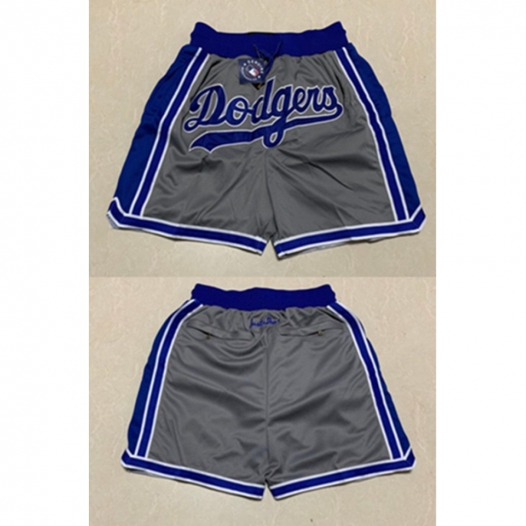 Men's Los Angeles Dodgers Grey Shorts (Run Small)