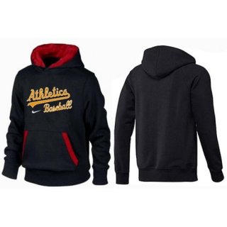 Oakland Athletics Pullover Hoodie Black & Red