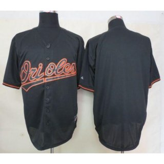 Orioles Blank Black Fashion Stitched MLB Jersey