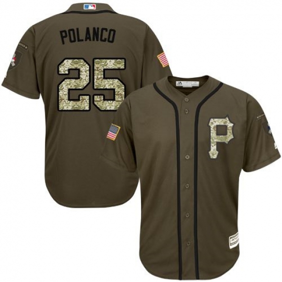 Pirates #26 Tony Sanchez Green Cool Base Stitched MLB Jersey