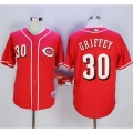 Reds #30 Ken Griffey Red Cool Base Stitched MLB Jersey