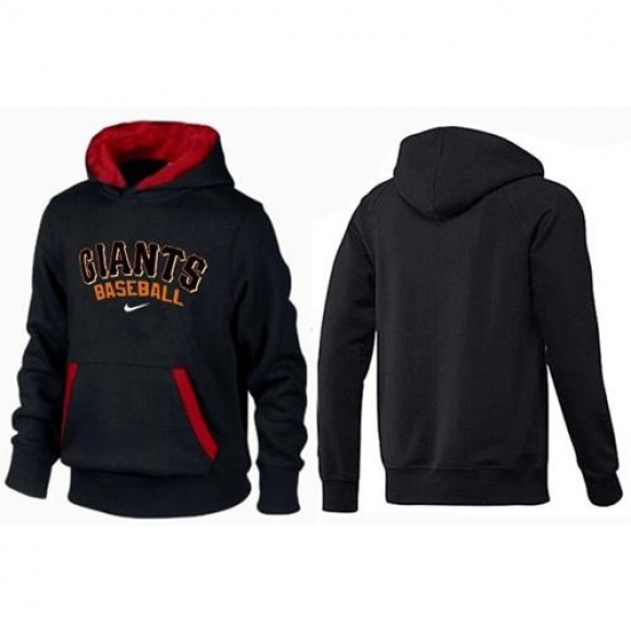 San Francisco Giants Pullover Hoodie Black & Red