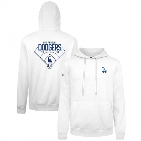 Men's Los Angeles Dodgers 2024 World Series Champions White Hoodie